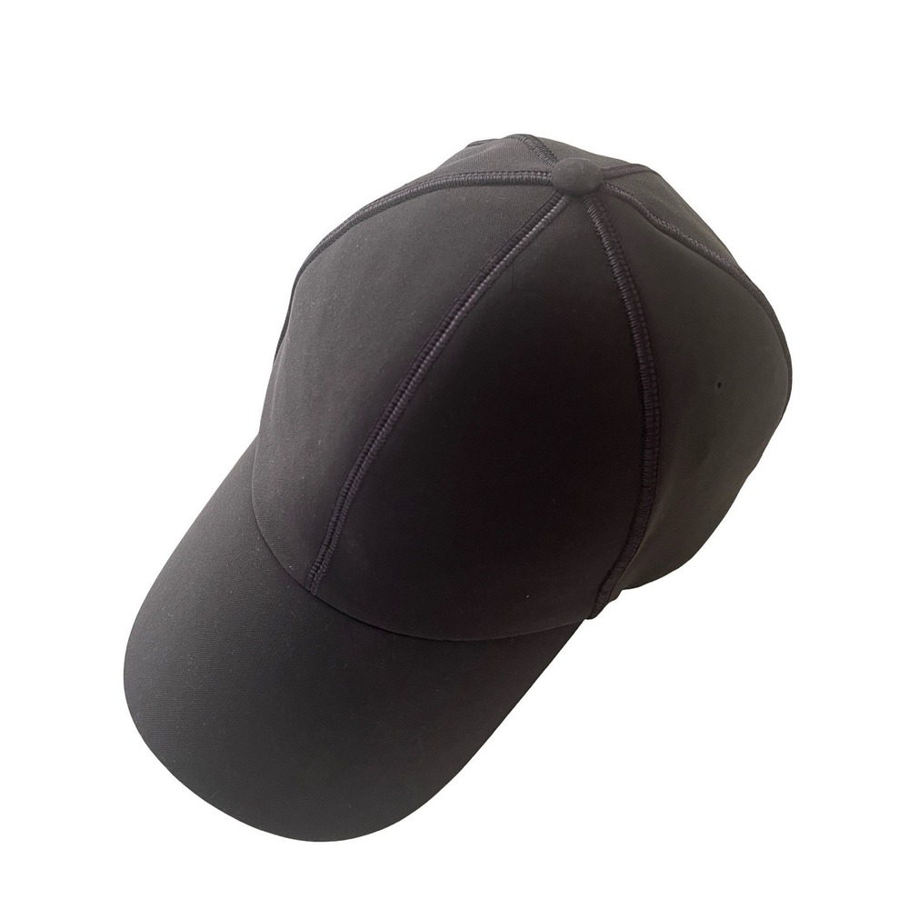 Lululemon Black Hat‎ Baseball Cap Adjustable Athletic Athleisure Capsule Stretch